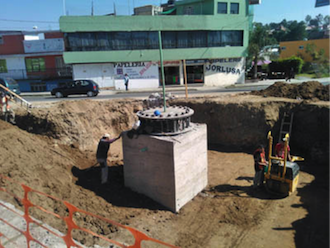 CUBO PARA ASTA MONUMENTAL DE 50 MTS.